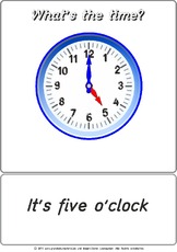 Bildkarte - It's 05 o'clock.pdf